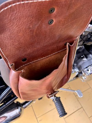 Borsa laterale pelle Baak per Triumph Bonneville