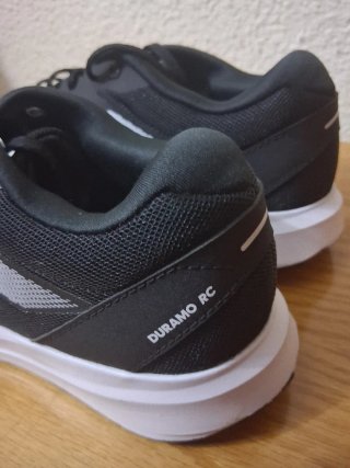 Zapatillas Adidas Duramo RC Negras y Blancas