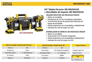 PACK STANLEY TALADRO + SIERRA + LINTERNA