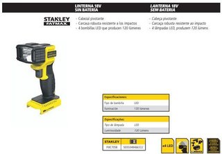 PACK STANLEY TALADRO + SIERRA + LINTERNA