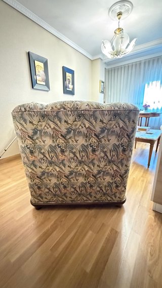 Sillón individual estampado