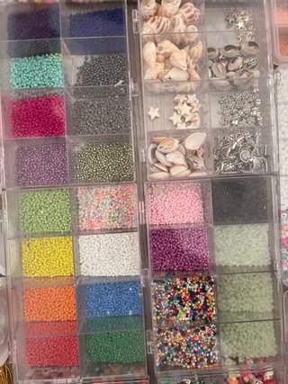 Kit Manualidades Cuentas, Hilos y Abalorios