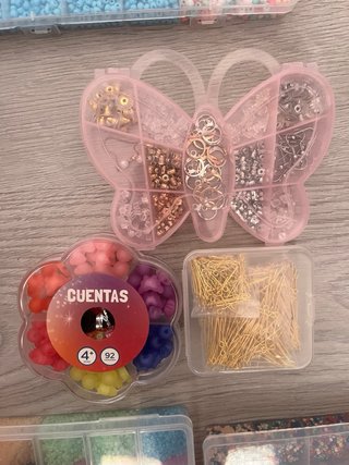 Kit Manualidades Cuentas, Hilos y Abalorios