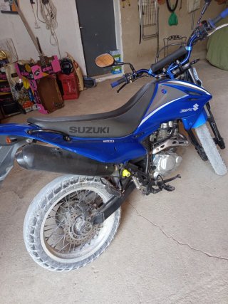 Suzuki DR 125 Enduro Azul/Blanco