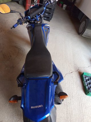 Suzuki DR 125 Enduro Azul/Blanco