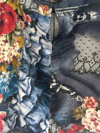 Conjunto Falda y Camiseta Estampado Floral