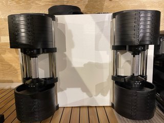 2 Mancuernas ajustables de 2 a 32kg (par)