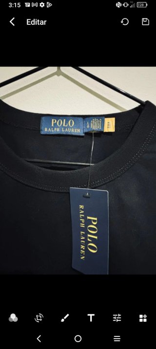 Camiseta Polo Ralph Lauren Negra Talla L