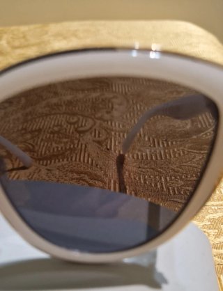 Occhiali da sole donna oro e bianchi