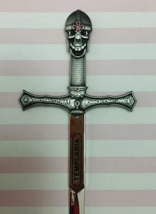 NOVEDAD! ABRECARTAS ESPADA "CALAVERA TEMPLARIA"