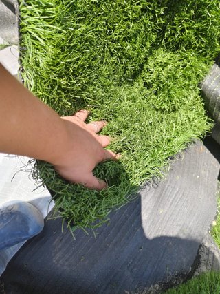 Césped artificial reciclado