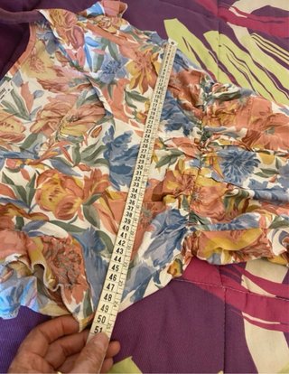 Vestido largo estampado floral verano
