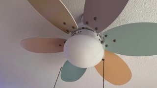 Ventilador infantil multicolor