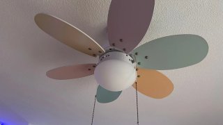 Ventilador infantil multicolor