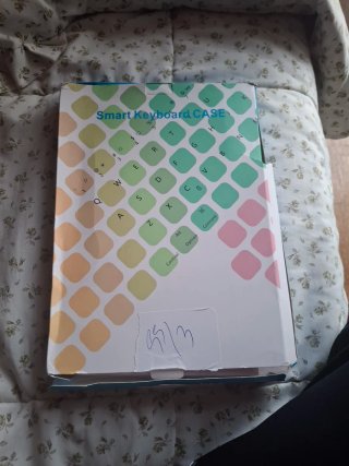 Funda y teclado inalámbrico rosa