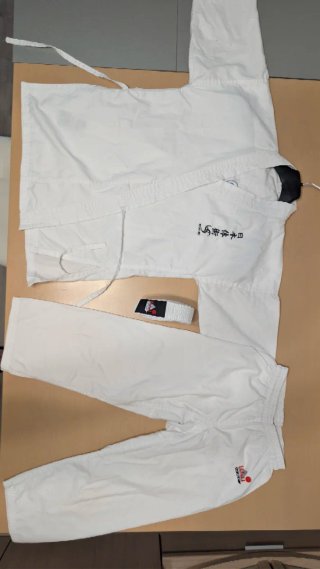 Kimono Karate/Judo Blanco Talla 140