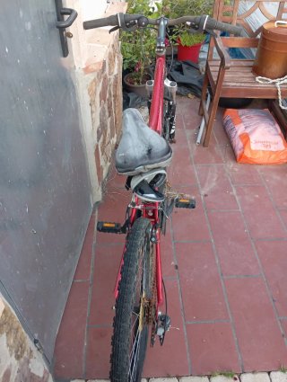 Bicicleta de Montaña Rockrider 6.0 Roja