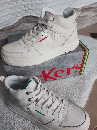 Kickers A:LL Zapatillas Piel Blancas Talla 43