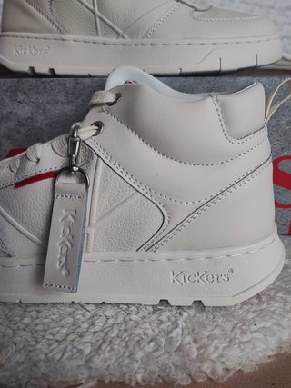 Kickers A:LL Zapatillas Piel Blancas Talla 43