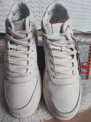 Kickers A:LL Zapatillas Piel Blancas Talla 43