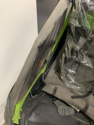 Carro gemelar para correr o bici