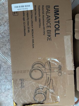 Bicicleta de equilibrio UMATOLL