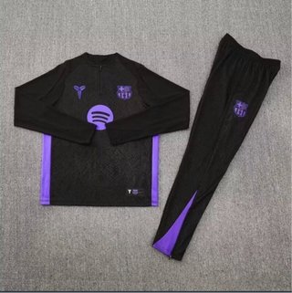 Chandal Barcelona Nike Negro Morado Niño