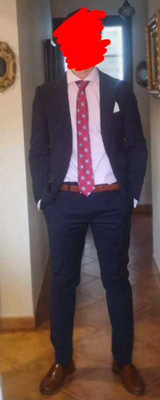 Traje Alvaro Moreno Azul Talla 42