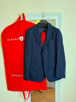 Traje Alvaro Moreno Azul Talla 42