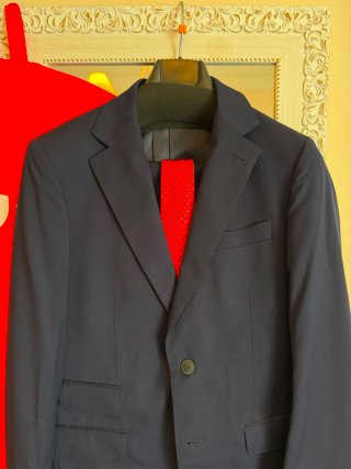 Traje Alvaro Moreno Azul Talla 42