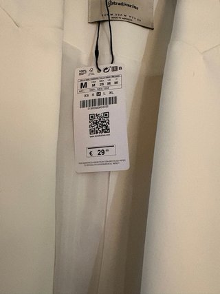 Chaleco blanco Stradivarius nuevo