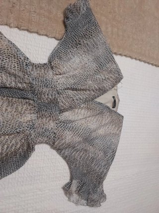 Vestido corto Zara estampado XS