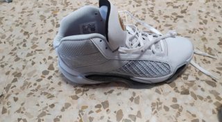 Zapatillas Nike Air Jordan 13 Blanco Dorado