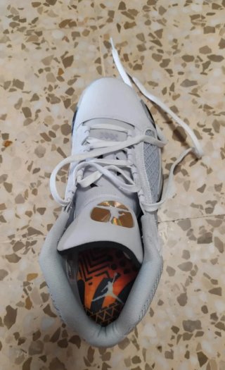 Zapatillas Nike Air Jordan 13 Blanco Dorado
