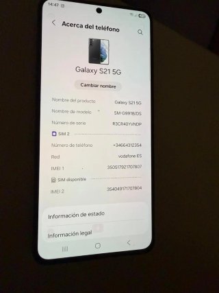 Samsung Galaxy S21 5G Negro