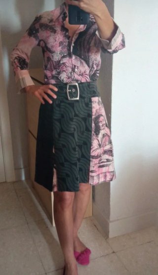 Conjunto de Custo Barcelona Camisa y Falda