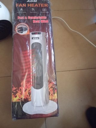 Estufa ADM Fan Heater Digital sin estrenar
