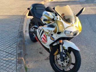 Aprilia rs 125 2T + casco arai rx7