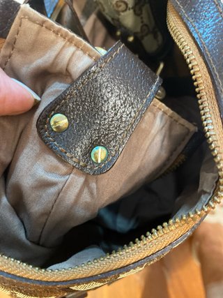 Borsa Gucci Beige/Marrone Monogram