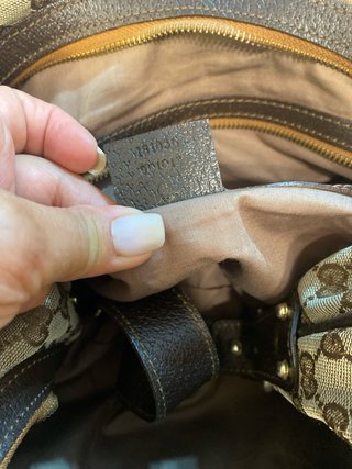 Borsa Gucci Beige/Marrone Monogram