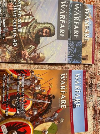 Lote 5 Ancient Warfare + 1 Medieval Warfare