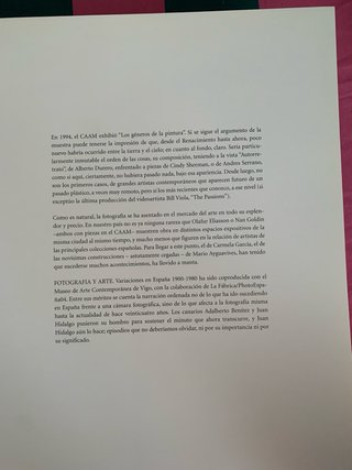 Variaciones en España Fotografia y arte 1900-1980