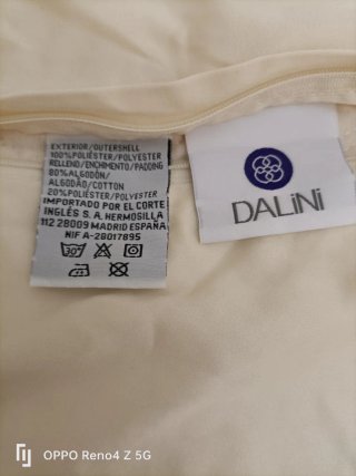 Colcha Cama 1.35x1.90 Beige/Blanco