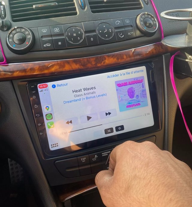 Radio Pantalla Carplay GPS para Mercedes Benz W211