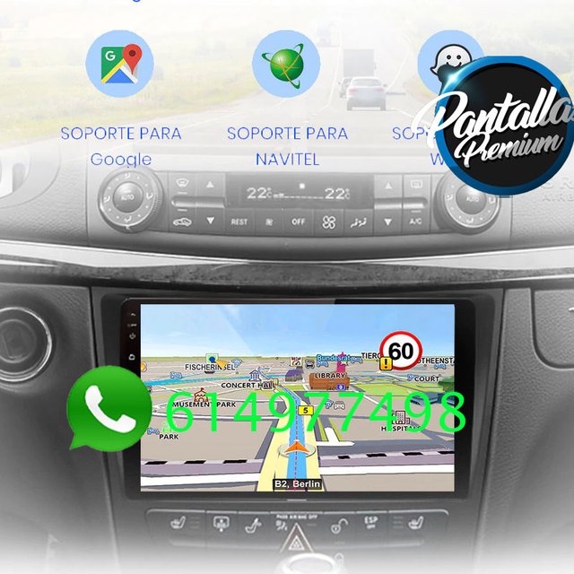 Radio Pantalla Carplay GPS para Mercedes Benz W211