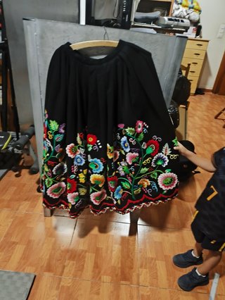 Refajo Regional Bordado Talla de 9 a 14 años