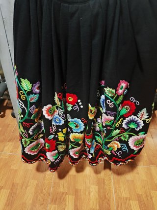 Refajo Regional Bordado Talla de 9 a 14 años