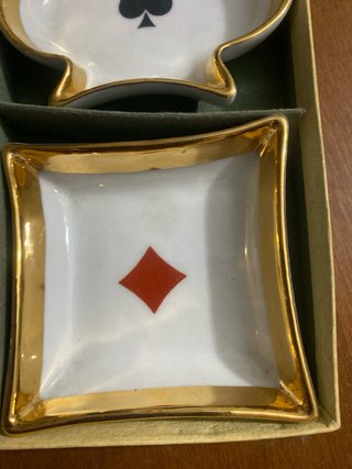 4 Ceniceros Porcelana Francesa Limoges