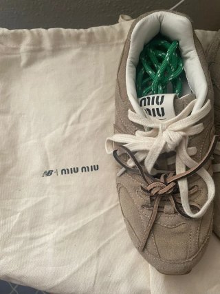 New Balance x Miu Miu 37 Marrone Verde