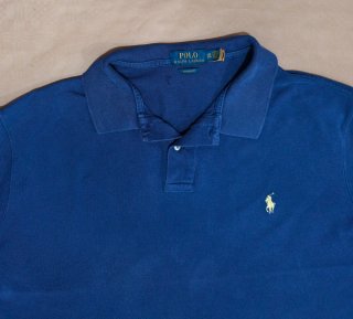 Polo Ralph Lauren Azul Manga Corta Talla L
